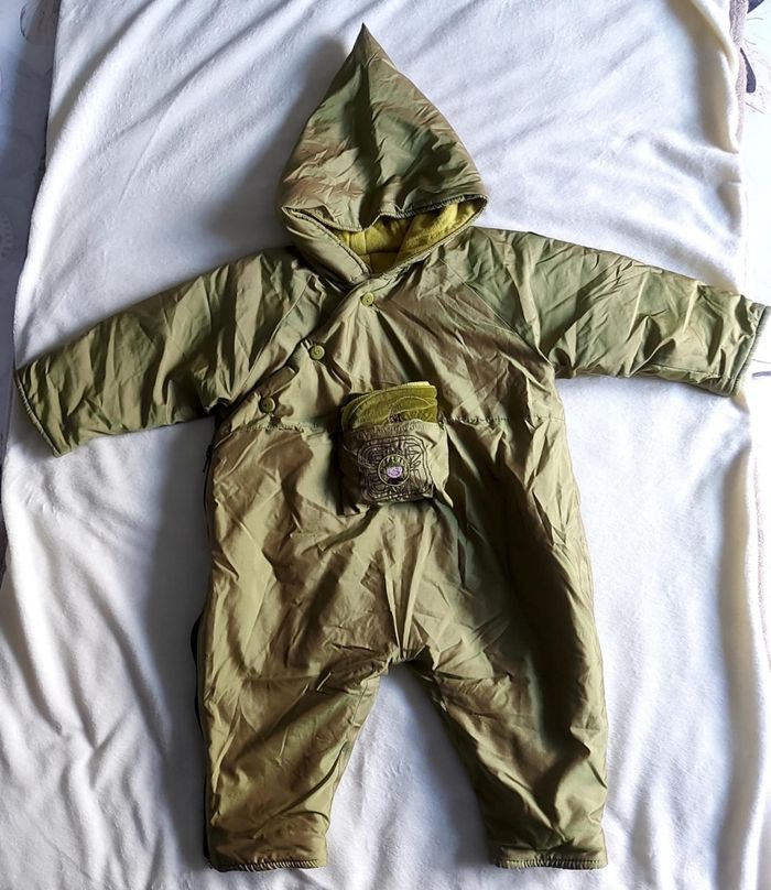 Combinaison bébé automne-hiver 1 an "Confetti"