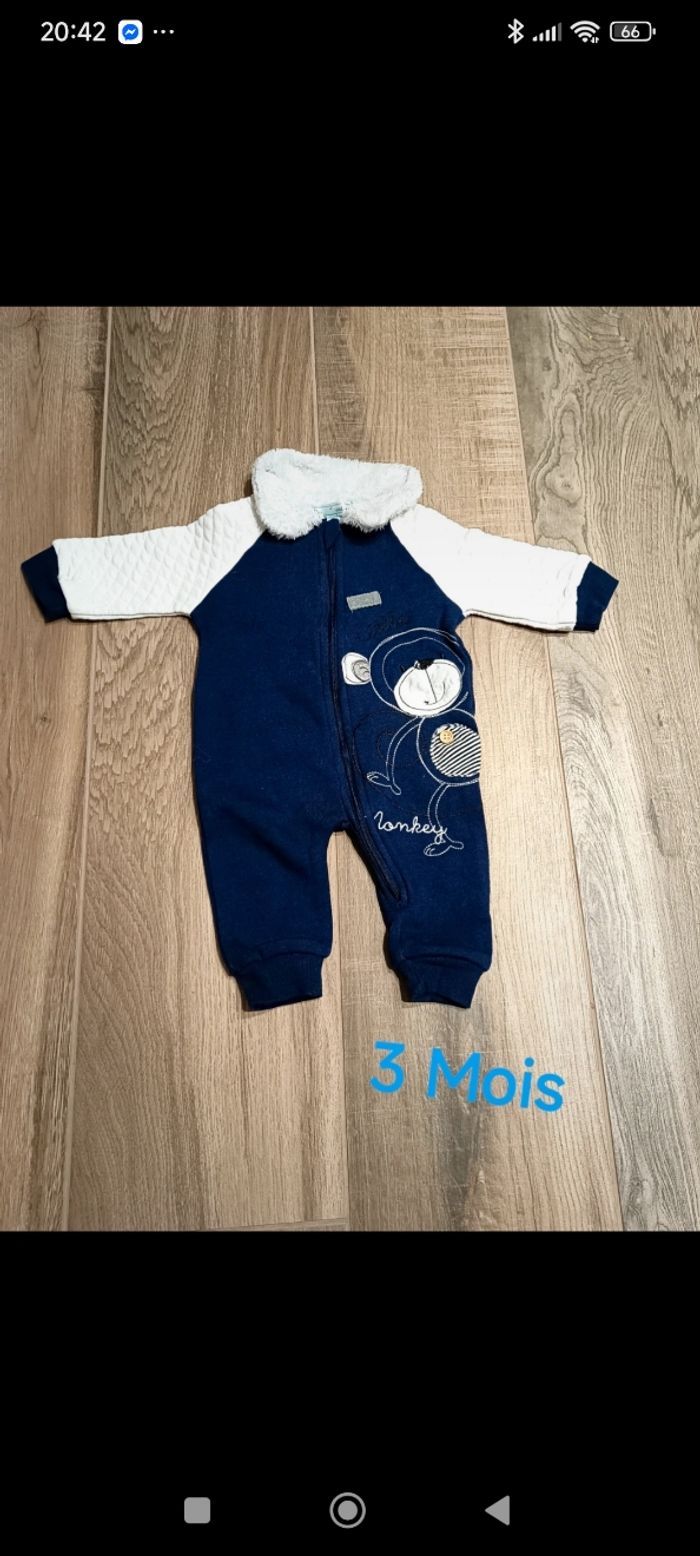 Combinaison chaude 3 mois