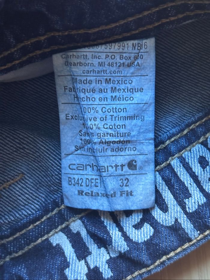 Short Carhartt Single Knee Rework Bleu Marine M / 32 - photo numéro 6