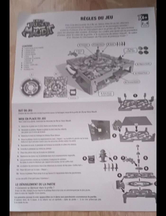 Jeu de société L'Île du Trésor Maudit  Lansay complet et en parfait état - photo numéro 7