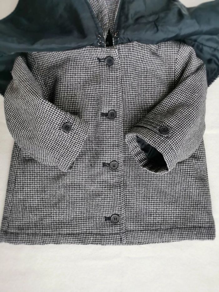 Superbe manteau 👣, élégant, kiabi, 12mois - photo numéro 7