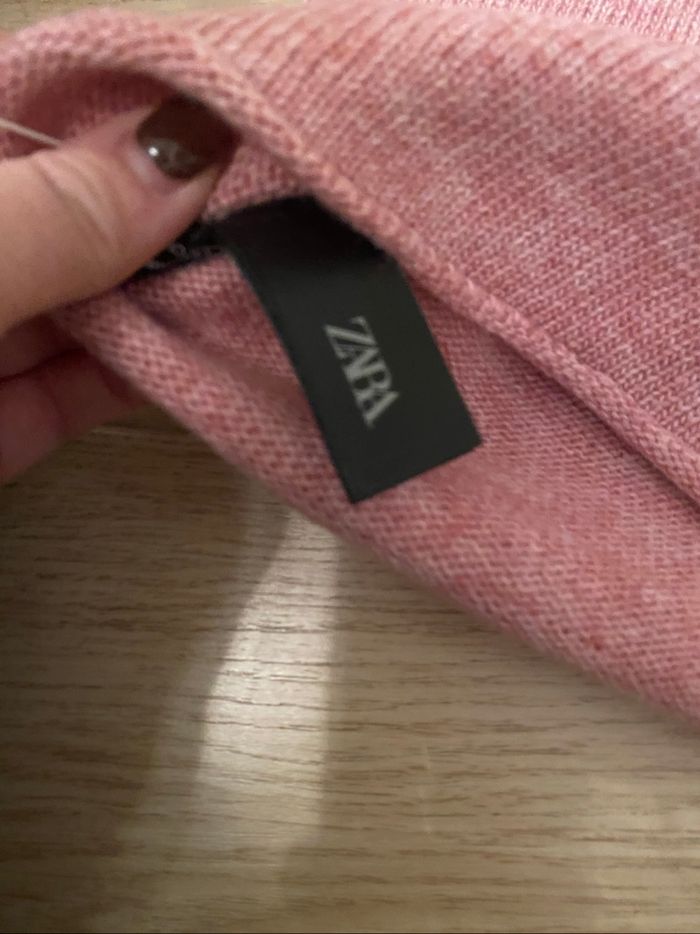 Capuche rose 6-9 ans Zara - photo numéro 2