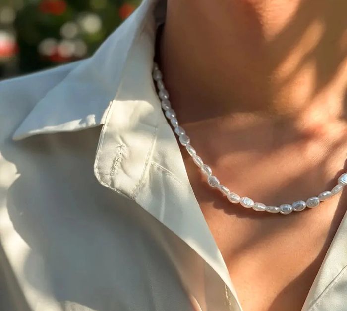 Collier fantaisie,ras du cou, acier inoxydable, neuf idée cadeau - photo numéro 2