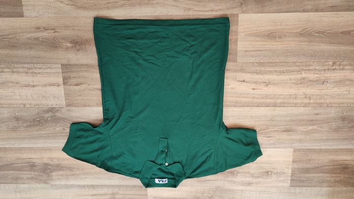 Vêtement Homme t-shirts tee-shirts polo vert fila taille L #Retrostreet - photo numéro 5