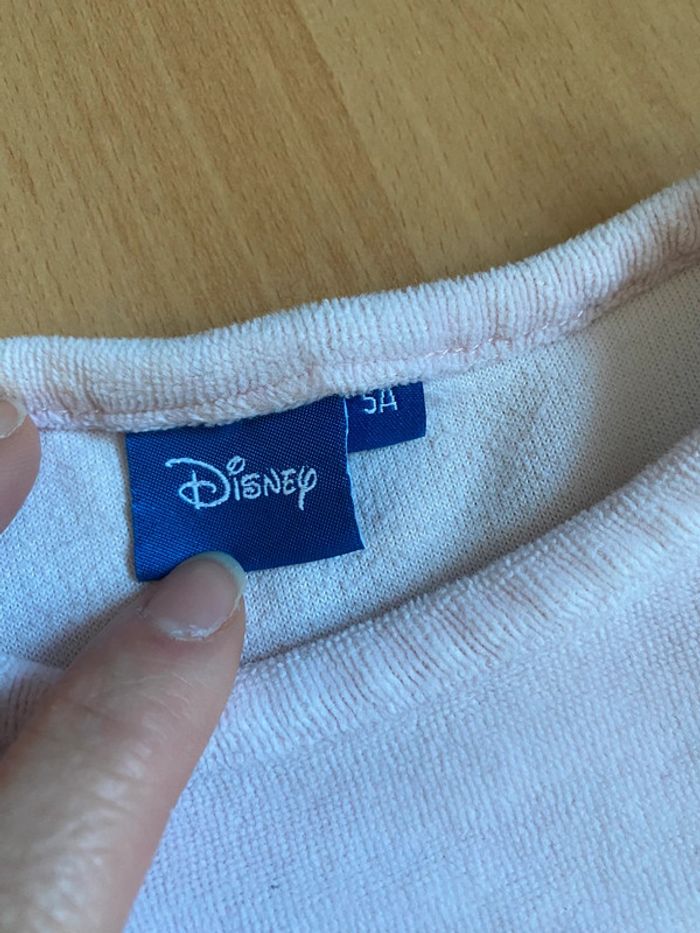 Pyjama en velours Elsa Disney Taille 5 ans - photo numéro 3