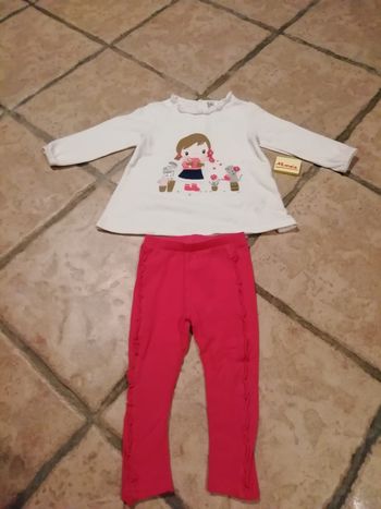 Ensemble haut +pantalon fille
