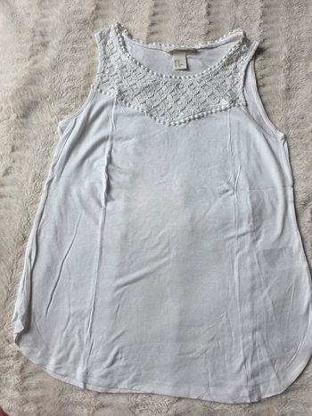 Débardeur femme blanc