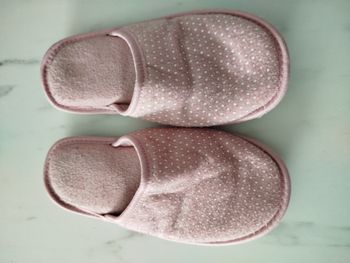 chausson femme rose taille 38