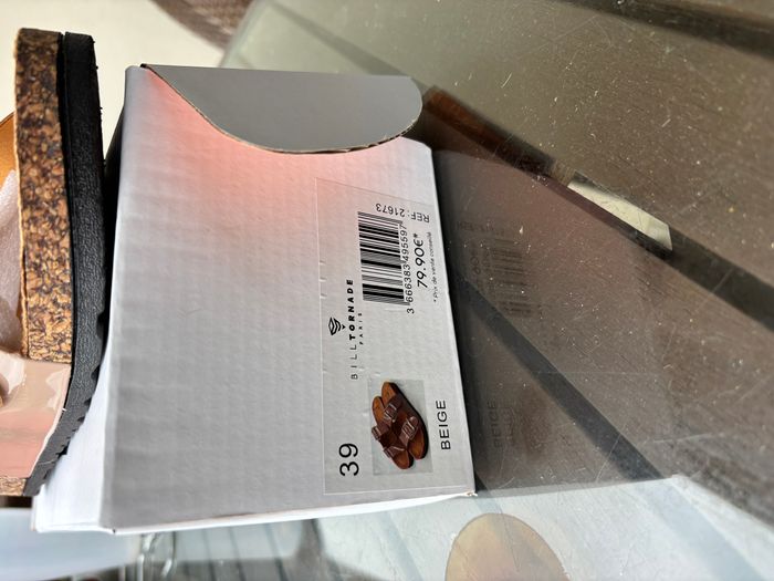 Sandale beige nude neuf taille 39 - photo numéro 3