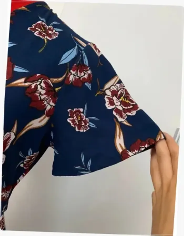 Robe patineuse fleurie bleue Arkitect - photo numéro 4