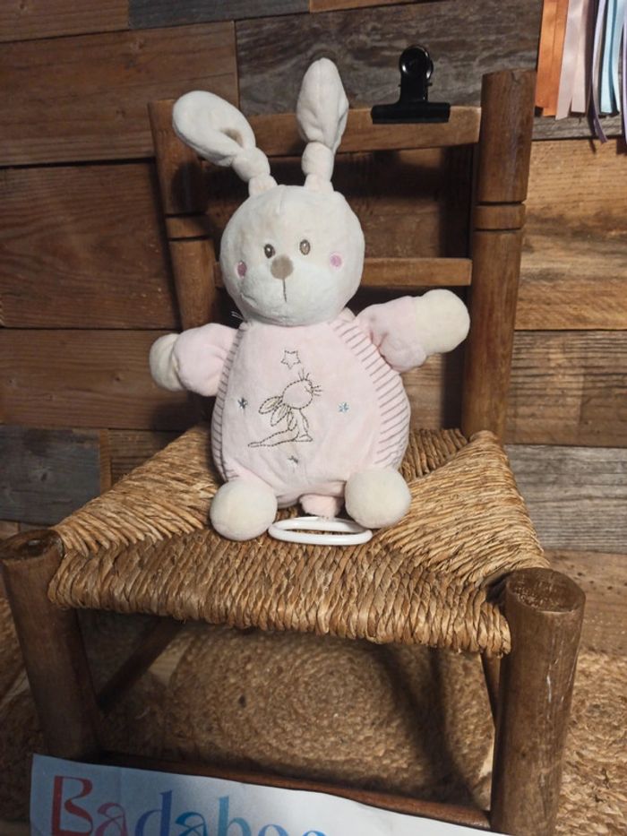 Peluche musicale lapin simba toys rose tbe - photo numéro 2