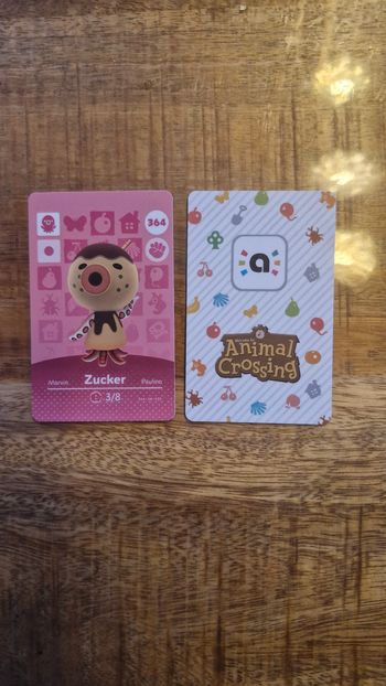 Carte Amiibo Zucker - Paulino - Marvin 364