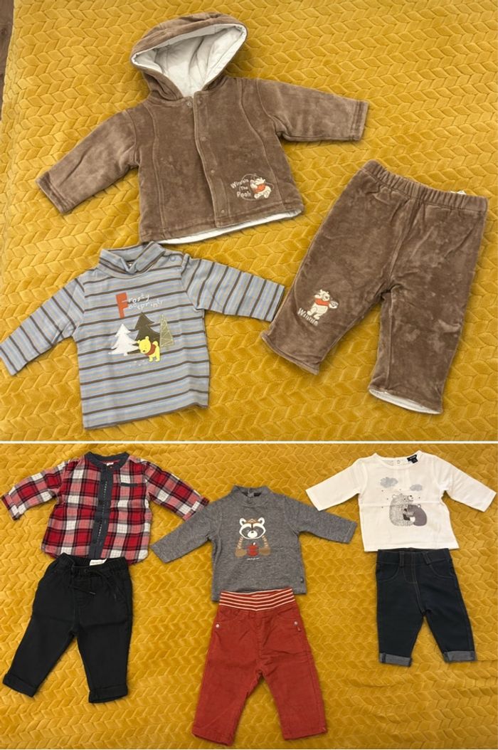 Lot de vêtements automne hiver bébé garçon 3 mois