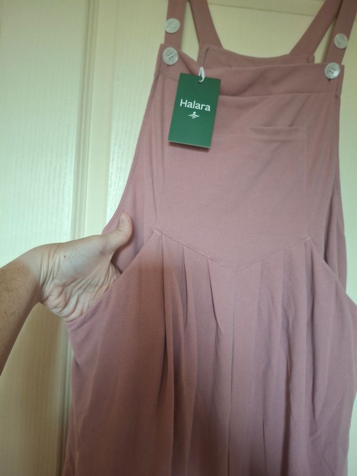 Salopette fluide rose HALARA neuve L - photo numéro 7