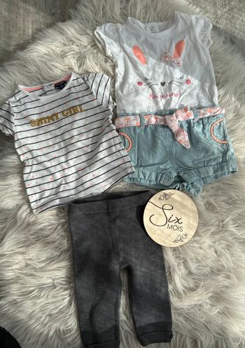 Ensemble bébé fille 6 mois
