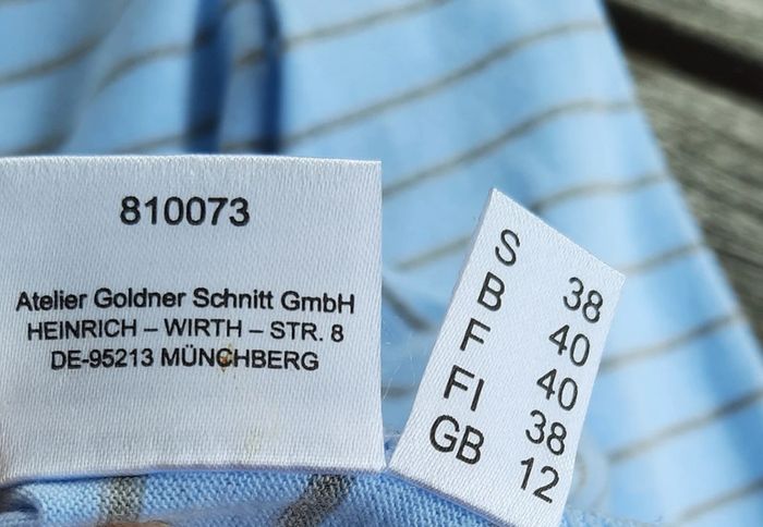 Polo bleu clair et gris Atelier,taille 40 - photo numéro 4