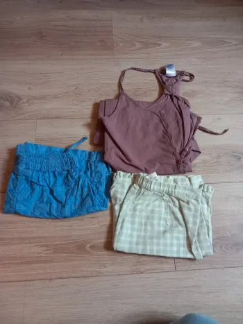 Lot 3 shorts coton fille (10 ans)