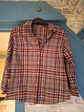 Chemise femme à carreaux
