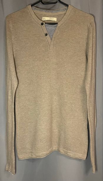Pull fin »Celio »beige/sable