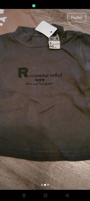 T shirt tao 3 mois