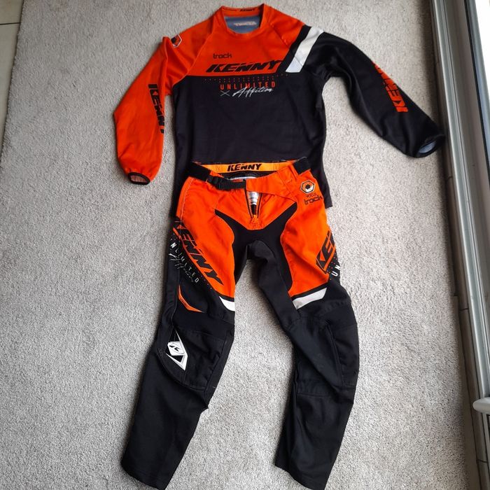 Ensemble motocross Kenny – Orange/Noir - photo numéro 1