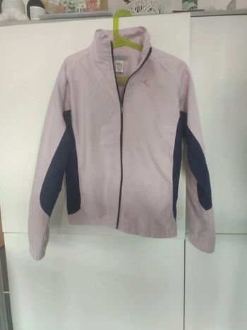 Domyos blouson rose bleu 10 ans