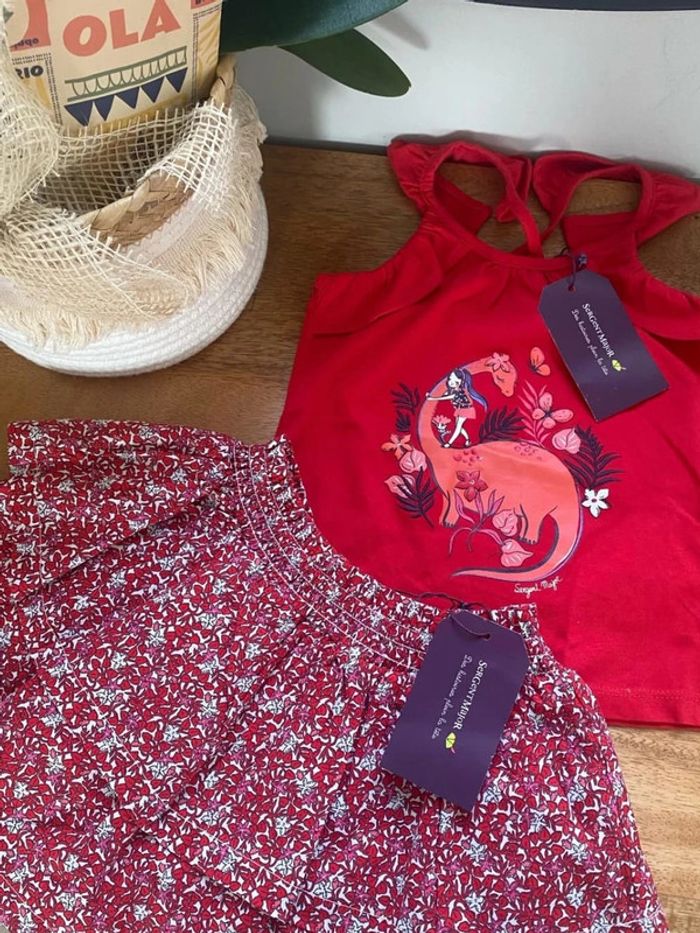 Ensemble été bébé fille 2 ans