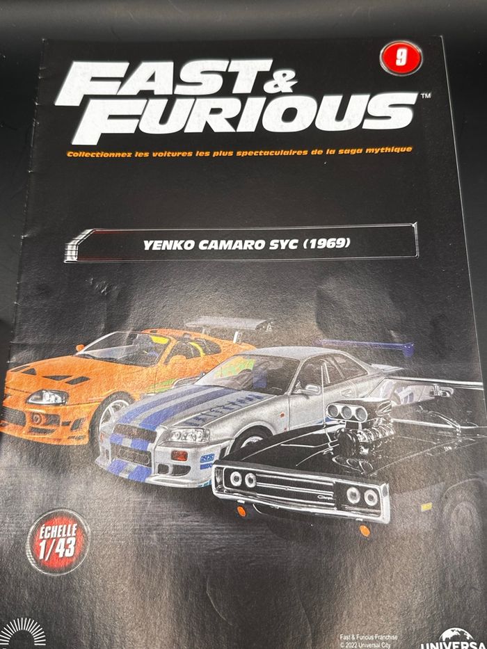 Yenko Camaro SYC (1969) / fast and furious 1/43 altaya - photo numéro 6