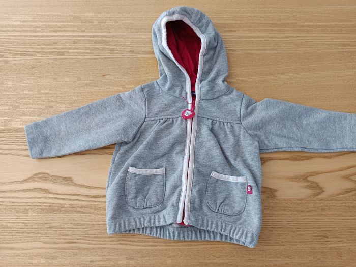 Gilet zippé Sergent major 12mois 74cm - photo numéro 1