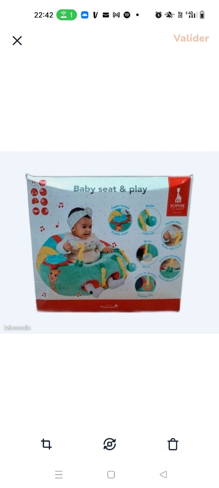 Baby Seat & Play Sophie la Girafe