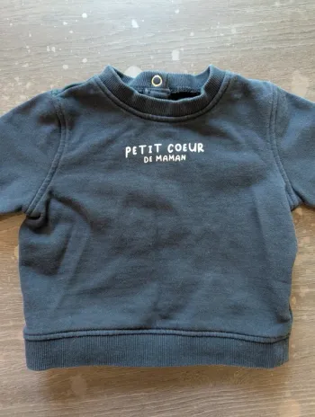 Pull petit coeur de maman