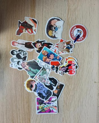 Lot de 20 stickers Chainsaw man NEUF