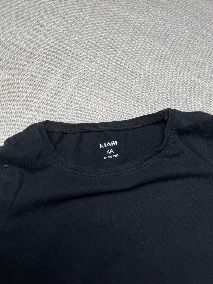 T-shirt basique noir - photo numéro 3