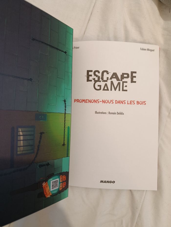 Livre de jeu d'escape game: promenons-nous dans les bois - photo numéro 4