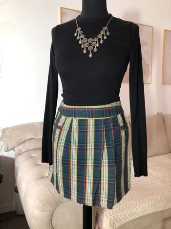 🌼 Jupe à carreaux colorée🌼
