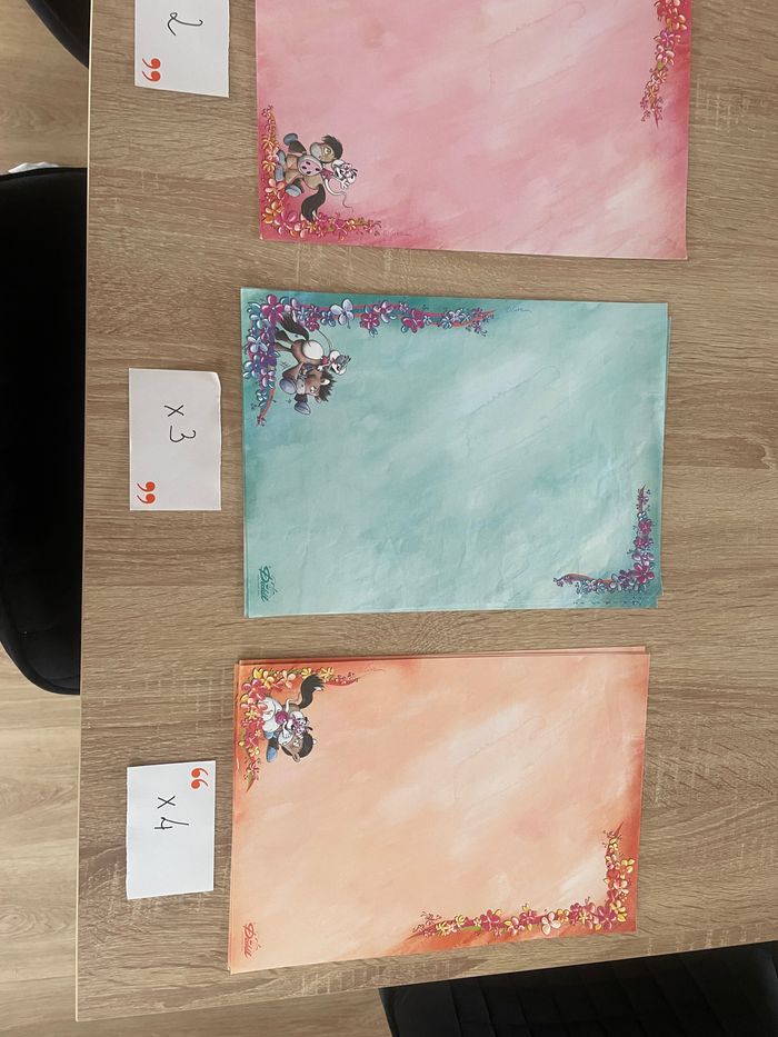 Lot 13 feuilles diddl - photo numéro 2