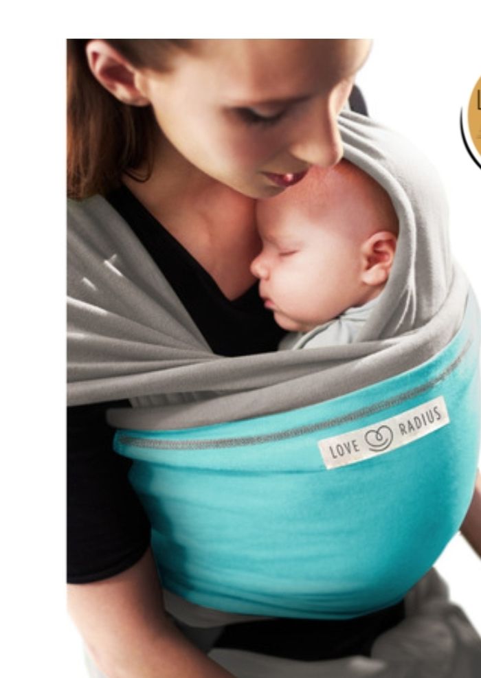 Écharpe portage l'originale Love Radius Je porte mon bébé JPMB