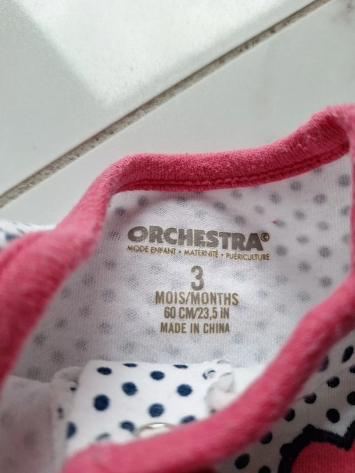 Lot 3 pyjamas coton 3 mois orchestra - photo numéro 10