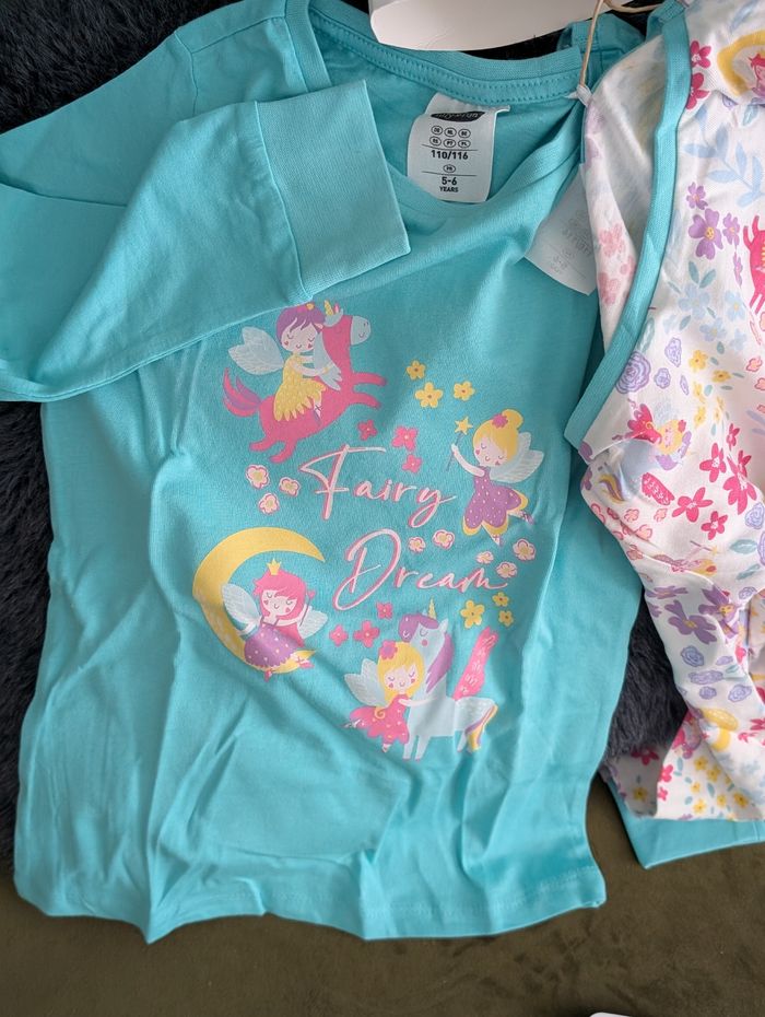 Lot de 2 pyjamas fille. Taille 5-6 ans. Neuf . Lilly &Dan. 100% coton. - photo numéro 6