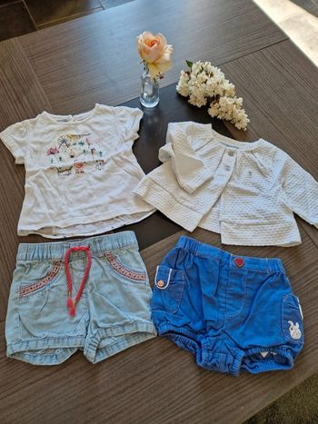 Lot été 6 mois fille