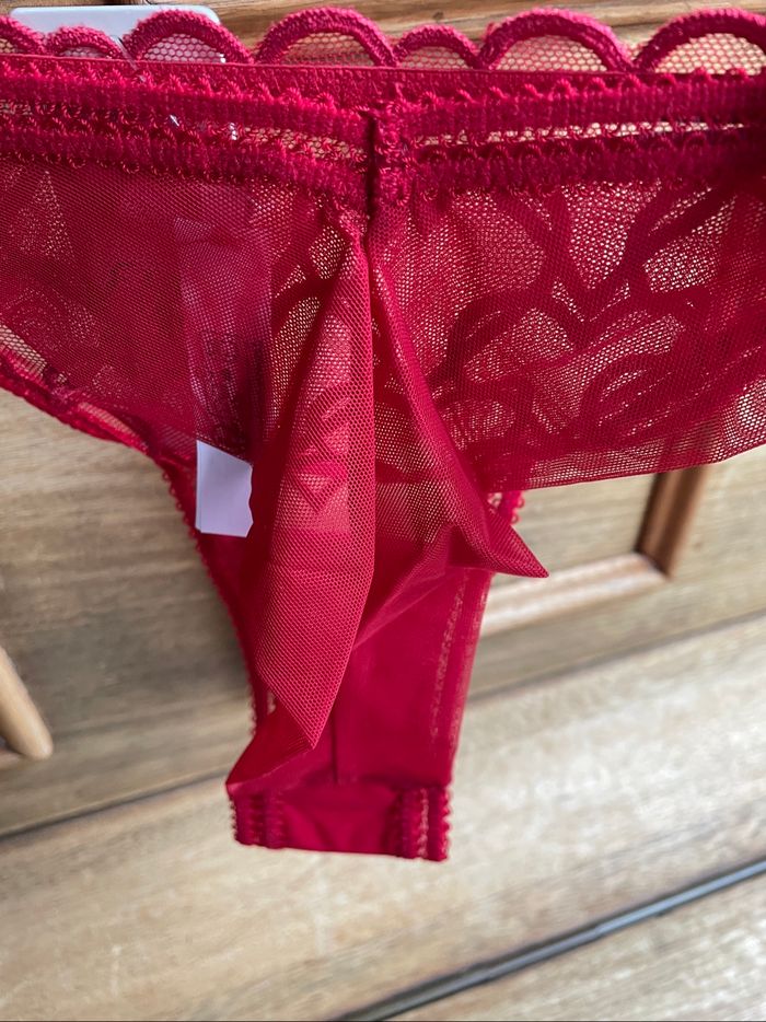 Tanga Etam Déclaration rouge taille 38 - photo numéro 4