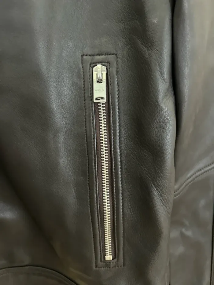 Veste en cuir mango MNG - photo numéro 5