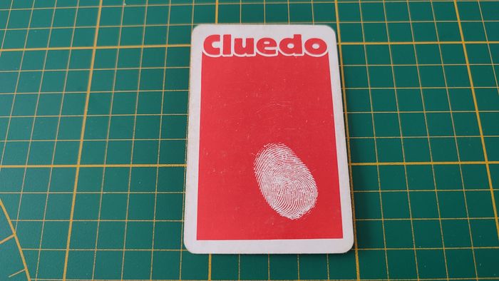 Carte petit salon en l'état Cluedo miro-meccano pièce détachée jeu de société #E26 - photo numéro 2