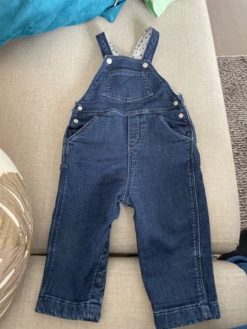 Salopette jeans petit bateau 1 an