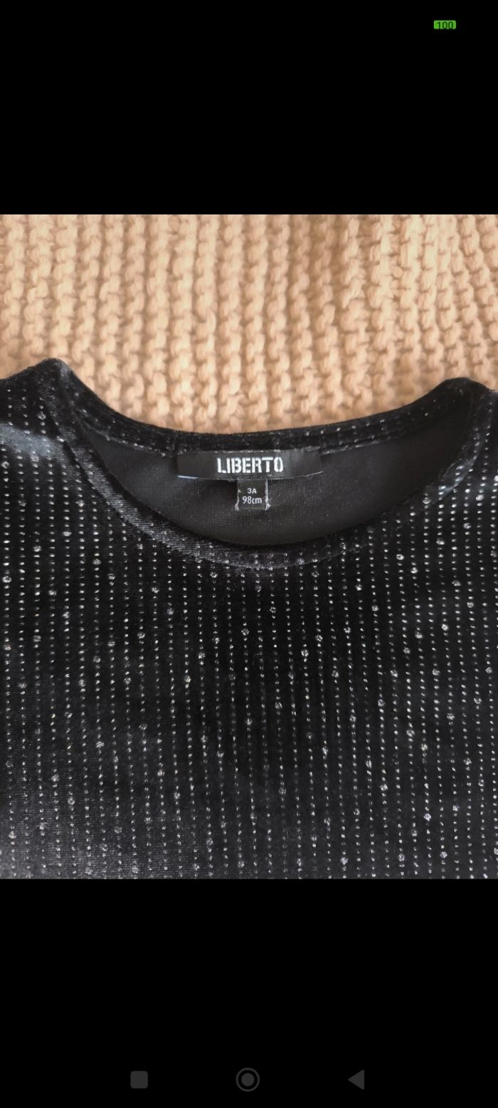 Robe  velours a strass - photo numéro 3