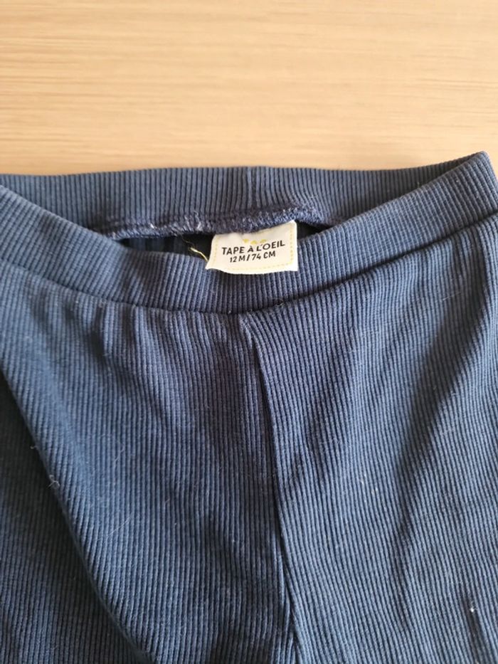 Legging fille tao 12 mois tbe - photo numéro 2