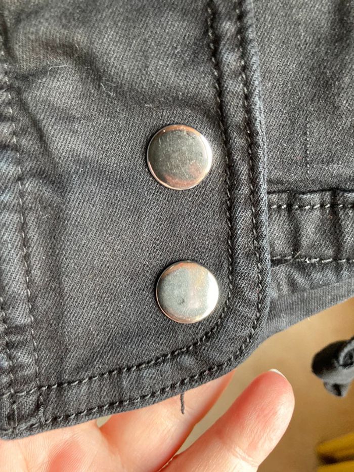 Superbe veste courte Hello Miss noire jamais portée taille 38 - photo numéro 5