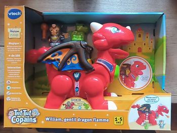 VTech – Tut Tut Copains – William Le Gentil Dragon – Jouet Dragon – Jouet éducatif