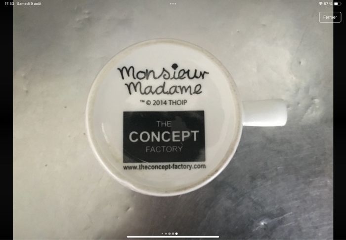 Mug Monsieur Madame - photo numéro 6