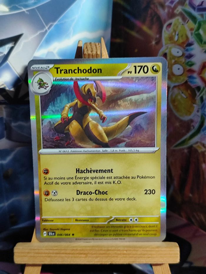 Tranchodon holo rare 46/64 Fable Nébuleuse